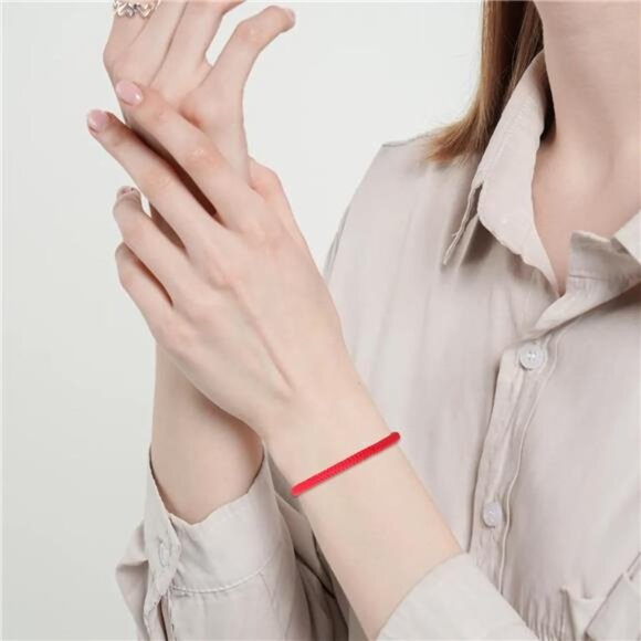 Red String Bracelet, Valentines Kabbalah Red Bracelets for Women Red Gift - Picture 2 of 6